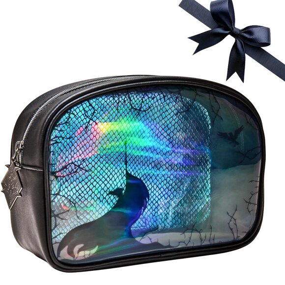 🦇✨ NWT Bath & Body Works – Maleficent Cosmetic Bag for Wicked Essentials 🖤 - Picture 1 of 15